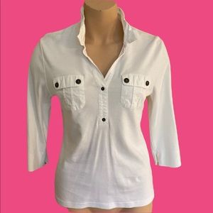 St James 2 pkt polo top